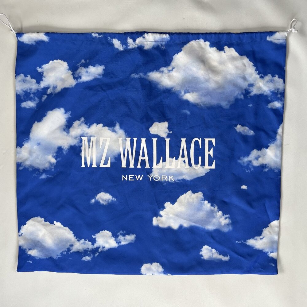 MZ WALLACE New York Blue & White Cloud Drawstring Dust Bag L/XL